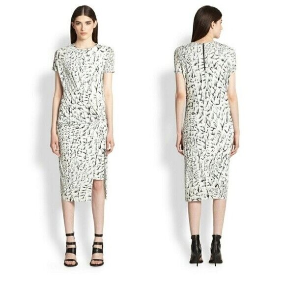 Helmut Lang Strata Jersey Dress - Picture 4 of 11